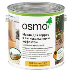 Масло для террас с антискользящим эффектом Osmo Anti-Rutsch Terrassen-Ol бесцветное (430) 0,125 л