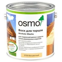 Воск для торцов Osmo Hirnholz-Wachs бесцветный (5735) 2,5 л