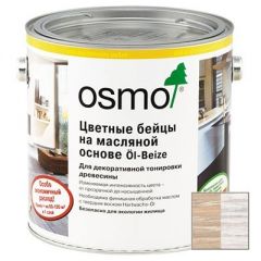 Цветные бейцы на масляной основе Osmo Ol-Beize белый (3501) 1 л