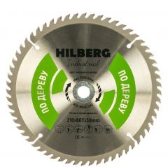 Диск пильный Hilberg Industrial Дерево 210х30 мм, 60Т (HW212)