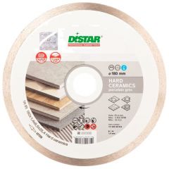 Диск алмазный DiStar сплошной по керамике 1A1R RS25T Hard ceramics 180 мм (11120048014)