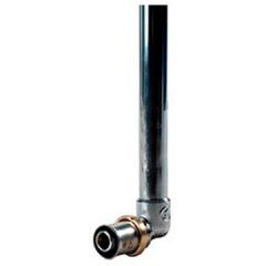 Угольник Giacomini 90 Giacomini RM128, 16x16, латунь, с медной хромированной трубкой, для труб Giacotherm, Giacoflex многослойных RM128X034