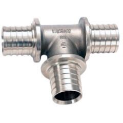 Тройник Rehau (Рехау) Rautherm S, 17, 14, 17, оцинкованная латунь 12491071001
