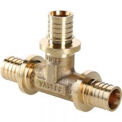 Тройник надвижной Valtec (Вальтек) VTm.431.BG.252516 переходной 25(3,5) х 25(3,5) х 16(2,2)