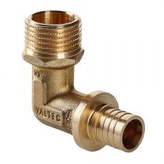 Угольник надвижной Valtec VTm.453.BG.001604 с переходом на нар.р. 16(2,2) х 1/2
