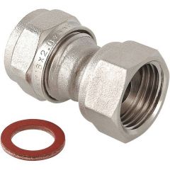 Соединитель обжимной Valtec VTm.322.N.001604 с накидной гайкой 16х1/2