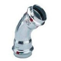 Отвод Viega (Виега) Prestabo 45 с SC-Contur 42 мм, модель 1126, оцинкованная сталь 558314