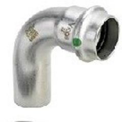 Отвод НB 90 град. Viega (Виега) Sanpress Inox с SC-Contur нержавеющая сталь, 15 мм, модель 2316.1 435707