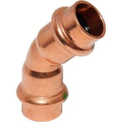 Угол BB 45 Profipress, c SC-Contur 12 мм, медь, модель 2426 292409