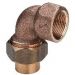 Угловое разъемное соединение под пайку Viega (Виега) бронза, коническое уплотнение, с переходом на резьбу DN 15 х 1/2″ Вр, модель 94096G 114787