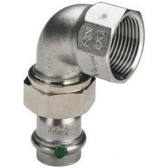Переходной элемент 90 Viega Sanpress inox с SC-Contur с переходом на ВР, 18 x 1/2