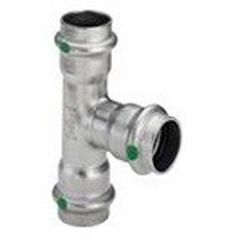 Тройник Viega Sanpress Inox с SC-Contur нержавеющая сталь, 22 х 15 х 22 мм, модель 2318 435936