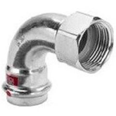 Угловой переход Viega (Виега) Prestabo 90 с SC-Contur с внутренней резьбой 22х1/2″, модель 1114.5, оцинкованная сталь 704650