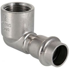 Угольник Valtec (Вальтек) VTi.952.I.001805 90° с вн.р. нерж. сталь 18х3/4″