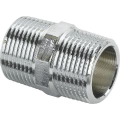 Ниппель Viega (Виега) R2 модель 3280 НН 1″ х 1″ бронза равнопроходной хромированный 447922