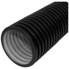 Труба канализационная гофрированная двустенная FDplast (ФД пласт) SN8SN9 368/315х6200 мм без раструба