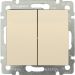 Выключатель Legrand (Легранд) двухклавишный Valena 10 A 250 В слоновая кость