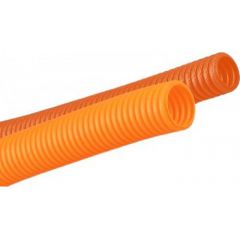 Гофрированная труба ПНД оранжевая с зондом 16 мм легкая IP55 100м (1 м.п.)