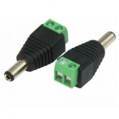 Разъем питания Rexant (Рексант) штекер 2.1х5.5 мм с клеммной колодкой (14-0314-4) 50шт.