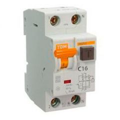 Диф. автомат TDM Electric (ТДМ Электрикс) SQ0202-0003 2 полюса 1 фаза