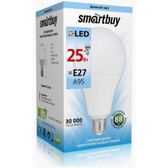 Лампа светодиодная 25W E27 4000K A95 Smartbuy SBL-A95-25-40K-E27