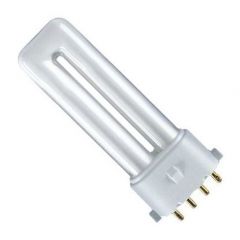 Лампа энергосберегающая Osram DULUX S/E 9W/840 2G7 2G7 -цоколь, 9 Вт, дугообразная, нейтральный, 4200 K, 600 Лм