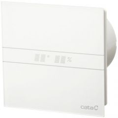 Вытяжной вентилятор Cata E-120 GTH осевой с датчиком влажности и таймером 180х180 мм d120 мм Белый