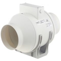 Вытяжной вентилятор Cata Duct In Line канальный центробежный 195х165 мм d100 мм Cлоновая кость