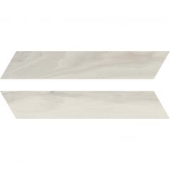Керамогранит Rondine Wdie White Chevron 7,5x40,7 см