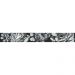 Бордюр Нефрит-Керамика Аллегро черный цветы 5х40 см (05-01-1-56-03-04-100-1)