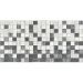 Плитка настенная Axima Мегаполис серая мозаика 25х50 см