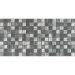 Плитка настенная Axima Мегаполис темно-серая мозаика 25х50 см