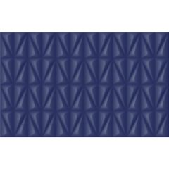 Керамическая плитка Unitile темная рельеф Конфетти синий низ 02 250х400 мм 10100001202