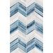 Декор Unitile плитка Аника голубой 01 250х400 мм 10300000188
