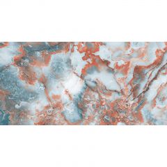 Керамогранит Bluezone Onyx Teal Nebula Series 60x120 см