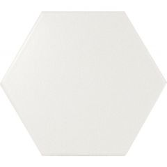 Настенная плитка Scale Hexagon White Matt 10.7х12.4 см Equipe (21767)