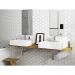 Настенная плитка Equipe (Эквип) Scale Alhambra White 12х12 см (21932)