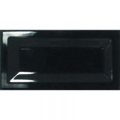 Настенная плитка Evolution Inmetro Black 7.5x15 см Equipe (22001)