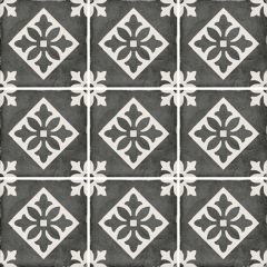 Декор Art Nouveau Padua Black 20x20 см Equipe (24416)