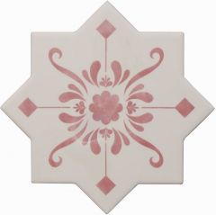 Напольная плитка Cevica Becolors Star Dec. Stencil Coral 13,25x13,25 см