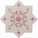 Напольная плитка Cevica (Кевика) Becolors Star Dec. Stencil Coral 13,25x13,25 см, CV67389