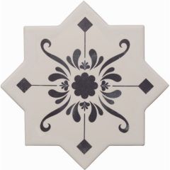 Напольная плитка Cevica Becolors Star Dec. Stencil Navy 13,25x13,25 см
