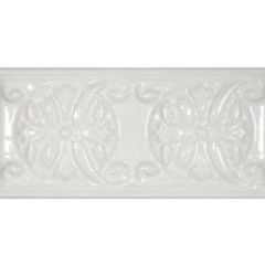 Бордюр Cevica Classic 10 White Zinc 7,5x15 см