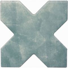 Напольная плитка Cevica Becolors Cross Lagoon 13,25x13,25 см