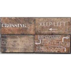 Керамогранит Cir New York Road Signs Mix Chelsea 10x20 см