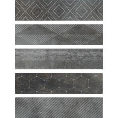 Керамогранит Cir Docklands Freeport Mix Black 8,6x35 см