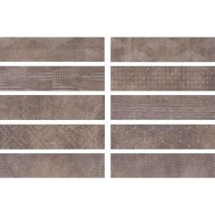 Керамогранит Cir Docklands Freeport Mix Brown 8,6x35 см