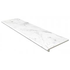 Ступень Gres Aragon Peld. Red. Marble Carrara Blanco Liso 120x30 см