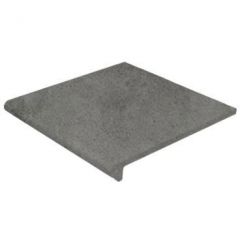 Ступень Gres Aragon Peldano Redondo Urban Grafito Antideslizante 29.7x33 см