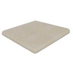 Ступень Gres Aragon Esquina Redonda Capri Hueso 33x33 см